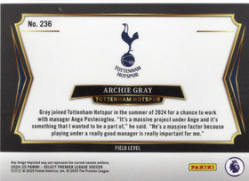 2024-25 Panini Select Premier League #236 Archie Gray RC