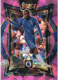 2024-25 Panini Select Premier League Pink Ice #84 Nicolas Jackson