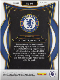 2024-25 Panini Select Premier League Pink Ice #84 Nicolas Jackson