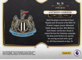 2024-25 Panini Select Premier League Snapshots #18 Anthony Gordon