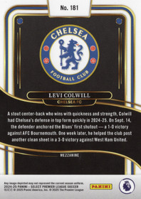 2024-25 Panini Select Premier League #181 Levi Colwill