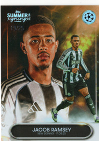 2025-26 Topps Summer Signings UEFA Club Competitions #NNO Jacob Ramsey SN25