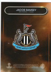 2025-26 Topps Summer Signings UEFA Club Competitions #NNO Jacob Ramsey SN25