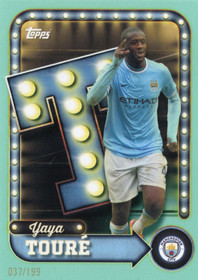 2025-26 Topps Manchester City Collectors Tin Parallel #27 Yaya Toure SN199