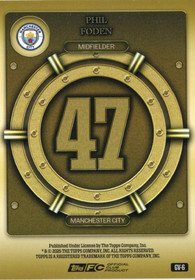 2025-26 Topps Manchester City Collectors Tin Gold Vault Limited Edition #GV6 Phil Foden