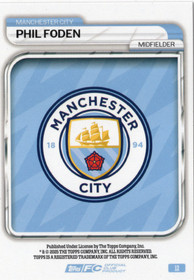 2025-26 Topps Manchester City Collectors Tin Parallel #12 Phil Foden SN225