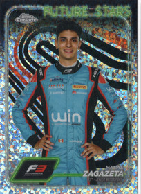 2024 Topps Chrome Formula 1 Mini Diamond Refractors #60 Matias Zagazeta SN299