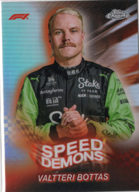 2024 Topps Chrome Formula 1 Speed Demons #SD13 Valtteri Bottas
