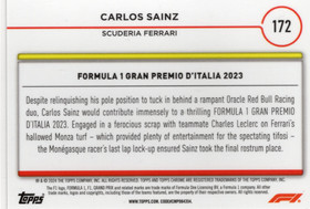 2024 Topps Chrome Formula 1 #172 Carlos Sainz