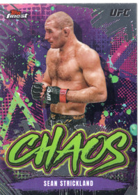 2024 Topps Finest UFC Chaos #CHA11 Sean Strickland
