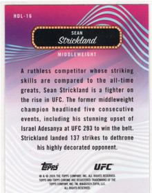 2024 Topps Finest UFC Headliners #HDL16 Sean Strickland