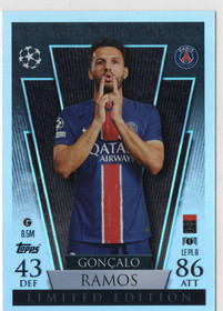 2024-25 Topps Match Attax UEFA Club Competitions Limited Edition Platinum Pull #LEPL6 Goncalo Ramos