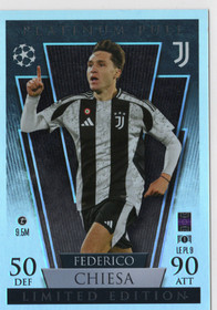 2024-25 Topps Match Attax UEFA Club Competitions Limited Edition Platinum Pull #LEPL9 Federico Chiesa