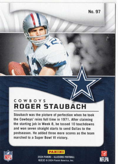 2024 Panini Illusions Retail #97 Roger Staubach
