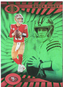 2024 Panini Illusions Emerald Trophy Collection #76 Brock Purdy