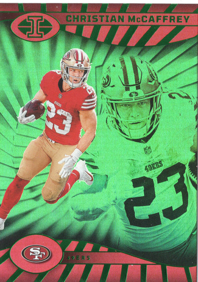 2024 Panini Illusions Emerald Trophy Collection #77 Christian McCaffrey