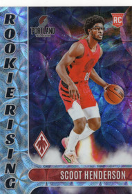 2023-24 Panini Phoenix Rookie Rising International #11 Scoot Henderson