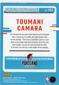 2023-24 Donruss Fireworks Red #245 Toumani Camara SN88