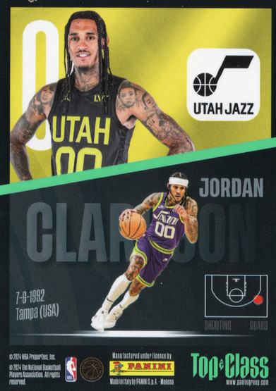 2023-24 Panini Top Class NBA Holo Giants #NNO Jordan Clarkson