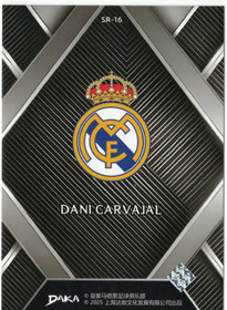 2025-26 DAKA Real Madrid Top Audience Sharp Rhombus Base Rhyme #SR16 Dani Carvajal