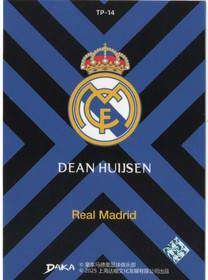 2025-26 DAKA Real Madrid Top Audience Team Makeup Group Photo #TP14 Dean Huijsen