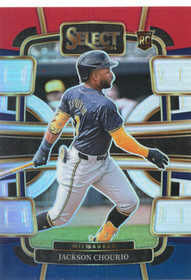 2024 Panini Select Red and Blue Prizms #6 Jackson Chourio