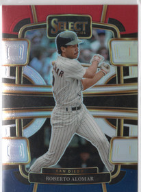 2024 Panini Select Red and Blue Prizms #69 Roberto Alomar
