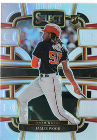 2024 Panini Select Silver Prizms #90 James Wood