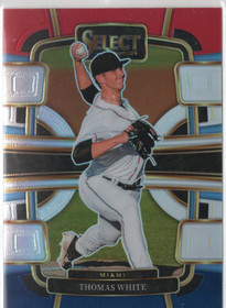 2024 Panini Select Red and Blue Prizms #12 Thomas White