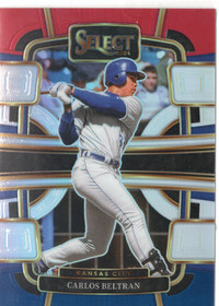 2024 Panini Select Red and Blue Prizms #20 Carlos Beltran