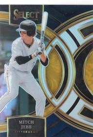 2024 Panini Select Black and Blue Prizms #52 Mitch Jebb SN49