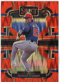 2024 Panini Select Orange Flash Prizms #17 Hurston Waldrep