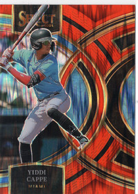 2024 Panini Select Orange Flash Prizms #90 Yiddi Cappe