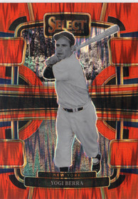 2024 Panini Select Orange Flash Prizms #43 Yogi Berra