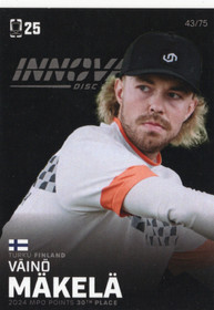 2025 Disc Golf Pro Tour Black #MPO30 Vaino Makela SN75