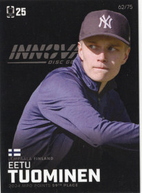 2025 Disc Golf Pro Tour Black #MPO59 Eetu Tuominen SN75
