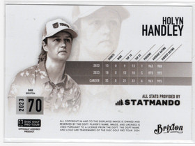 2023 Brixton #70 Holyn Handley PR430