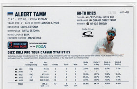 2024 Disc Golf Pro Tour Chrome #MPO48 Albert Tamm SN75