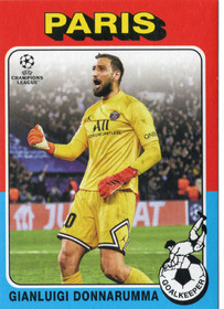 2021-22 Topps UEFA Champions League 1975-76 Retro #7518 Gianluigi Donnarumma