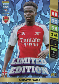 2025 Panini Adrenalyn XL FIFA 365 Limited Edition #NNO Bukayo Saka