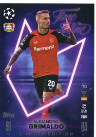 2024-25 Topps Match Attax UEFA Club Competitions Limited Edition Time to Shine #TTS7 Alejandro Grimaldo