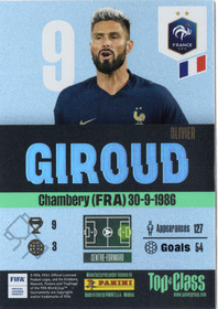 2024 Panini Top Class #192 Olivier Giroud WIN
