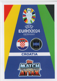 2024 Topps Match Attax UEFA EURO Centurion Green Emerald Holograph #CC3 Luka Modric