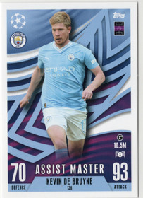 2023-24 Topps Match Attax UEFA Club Competitions Extra #136 Kevin De Bruyne AM