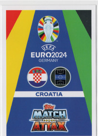 2024 Topps Match Attax UEFA EURO Ultimate XI Purple Sapphire Holograph #UXI6 Luka Modric