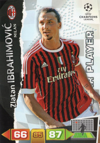 2011-12 Panini Adrenalyn XL UEFA Champions League #NNO Zlatan Ibrahimovic STP