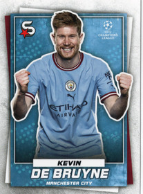 2022-23 Topps UEFA Club Competitions Superstars #4 Kevin De Bruyne