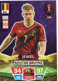 2022 Panini Adrenalyn XL FIFA World Cup Nordic World #506 Kevin De Bruyne