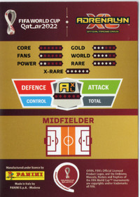 2022 Panini Adrenalyn XL FIFA World Cup Nordic World #506 Kevin De Bruyne