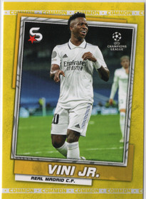 2022-23 Topps UEFA Club Competitions Superstars Common Yellow #45 Vini Jr. VAR